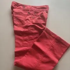 EDWIN GOLF レディース ゴルフパンツ オレンジ