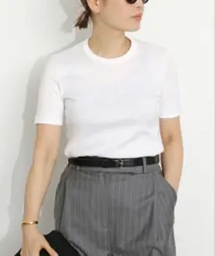 【試着のみ】Deuxieme Classe GIZA フライスTシャツ　ブラック Deuxieme Classe *GIZA フライスTシャツ Black 【公式通販】