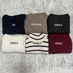 ユニクロ GU タートルネックセーター S