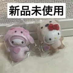 シークレットキーホルダー みずのいきもの（ちびっとも第2弾）　マイメロ　キティ