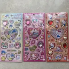 新品未開封　キラキラジュエルシール　サンリオ　3枚セット