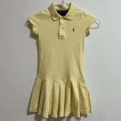 Ralph Lauren イエロー 半袖ワンピース
