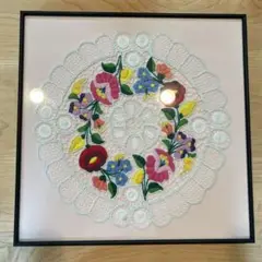 ハンガリー刺繍　※額はつきません