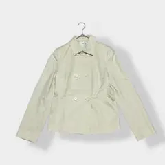 23区 オンワード樫山 ダブルボタン テーラードジャケット アイボリー 38