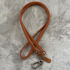 【美品】IL BISONTE イルビゾンテ レザーショルダーストラップ ヤケヌメ