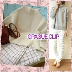 あったか 美ライン チェックパンツ S OPAQUE.CLIP レディースパンツ
