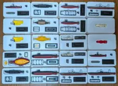 昭和レトロ 当時物駄玩具 ゴム動力潜水艦4種セット21点箱入り D10164