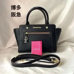 サマンサベガ　Samantha Vega ブラック　ハンドバッグ　2way 黒のサムネイル