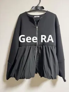 ノーカラージャケットブルゾン