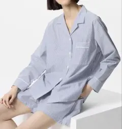 ストライプ コットン パジャマセット