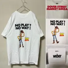 希少 WEBER トイ・ストーリー DSM GINZA ウッディ Tシャツ 白Lのサムネイル