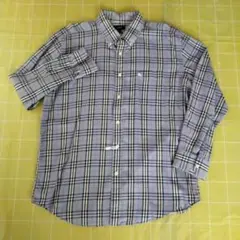 BURBERRY LONDON MEN'S バーバリーチェック 長袖 シャツ L