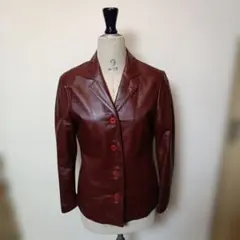 送料込　レディース レザージャケット サイズ66 S ~ M