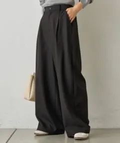 値下げ*COLONY2139 ワンタックワイドスラックス