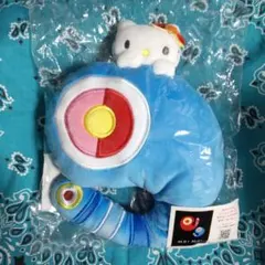 もいもい　ぬいぐるみ　ハローキティ　サンリオ　青色　ブルー　マスコット