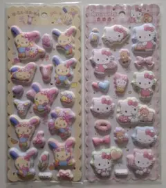 【正規品】もちもちマシュマロシール ウサハナ キティ サンリオ