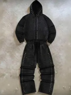 ジップパーカーセットアップ