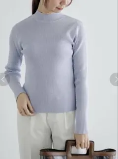 Te chichi バック金釦リブプルオーバー