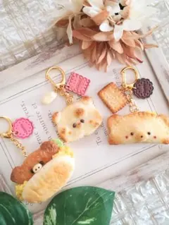 ♡チキン南蛮バーガーCookie♡こぐま フェイクフード 樹脂粘土