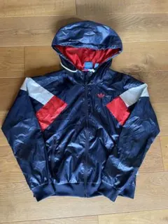 adidas originals ウィンドブレーカー ネイビー/レッド