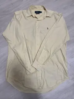 Ralph Lauren イエロー ボタンダウンシャツ
