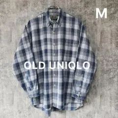 ✅希少タグ【OLD UNIQLO】オールドユニクロ長袖BDシャツMヴィンテージ