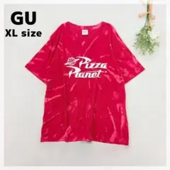【ジーユー】ピクサーコラボ TシャツXLレッドトイストーリーコットン100%