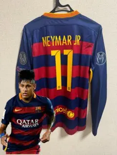 【新品】ネイマール15-16バルセロナユニフォーム長袖