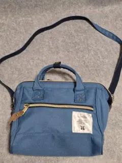 anello 2way ショルダーバッグ ブルー