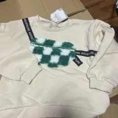 クリーム色 ADVENTURE トレーナー