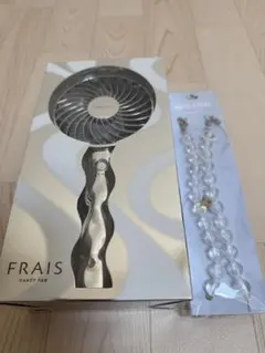 Francfranc FRAIS HANDY FAN シルバーとストラップセット Francfranc FRAIS HANDY FAN シルバーとストラップセット - メルカリ