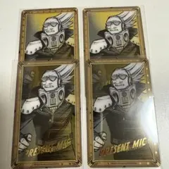 ヒロアカ　原画展　箔押しクリアカードコレクション　プレゼントマイク　山田ひざし