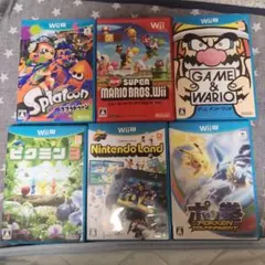 Wii Uソフト 5本セットwiiソフト