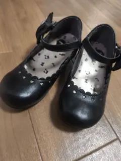 any fam 黒 フォーマルシューズ 18cm