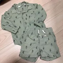 本日発送‼️ ミッキー総柄セットアップ　babyGAP 95cm 美品
