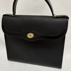 希少 クリスチャンディオール ハニカム柄 ハンドバッグ pvcレザー 黒色 金具