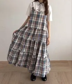 アソートリボン ティアード キャミワンピース