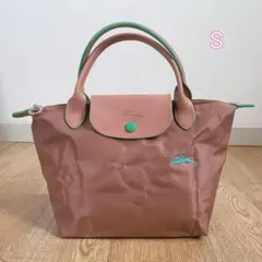 ロンシャン ル プリアージュ Sサイズ 桜ピンク トートバッグ馬刺繍 ロンシャン ル プリアージュ Sサイズ 桜ピンク トートバッグ馬刺繍
