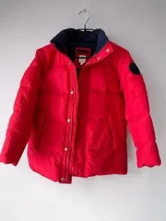 GAP KIDS ダウンジャケット 赤 フード付き キッズアウター 防寒 冬