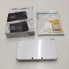 初期化済 new 3dsLL パールホワイト 箱説付