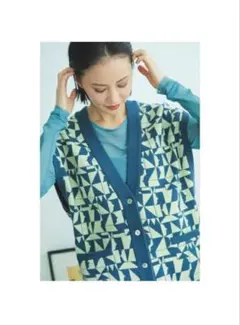 ROSEBUD　ローズバッド　ジャガードニットベスト