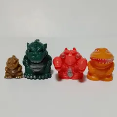 ゴジラ　ウルトラマン　怪獣　ソフビ　指人形　4体