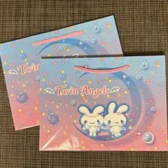 平成レトロ　ツインエンジェルス　紙袋　ショッパーのサムネイル