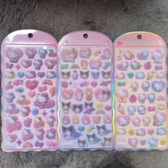 サンリオ コットンパフィー シール ３点セット