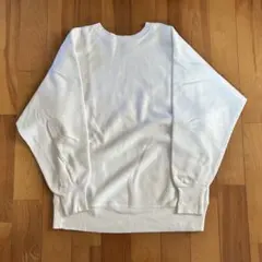 希少 USA製 90s リバースウィーブ 目なし 白 XLサイズ 美品
