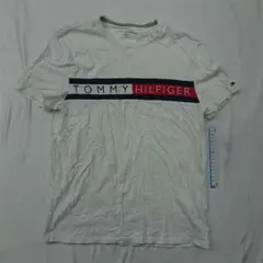 ■トミー ヒルフィガーロゴTシャツ ホワイト メンズ S