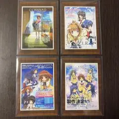 京アニ歴代ポスターカードコレクション 京アニ歴ポカ AIR Kanon - メルカリ