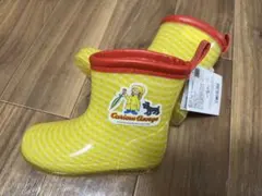 新品　おさるのジョージ キッズレインブーツ 14cm 黄色