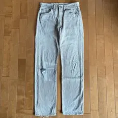 90s Levi's 501 ダメージデニム グレー系 ベージュ系 ビンテージ