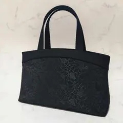 美品【PETITSOIR】プチソワール＊レース舟形デザイントートバッグ＊冠婚葬祭